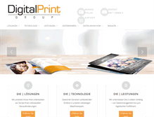 Tablet Screenshot of digital-print-group.de